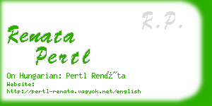 renata pertl business card